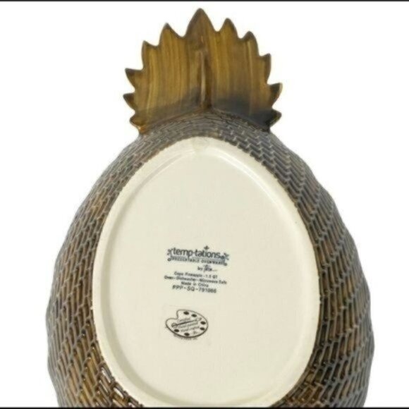 Temp-tations presentable ovenware copa pineapple 1.5 qt Style Ppp-sq-791066 - Picture 9 of 11